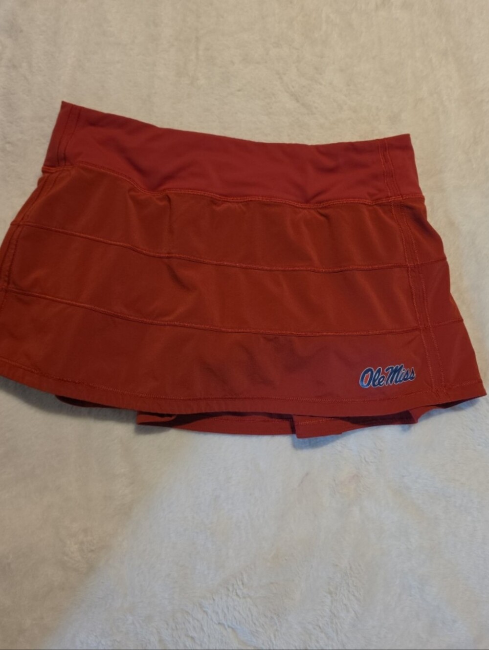 OLE MISS Lululemon Skort Womens 6 Regular Pace Rival Pleated Skirt Red